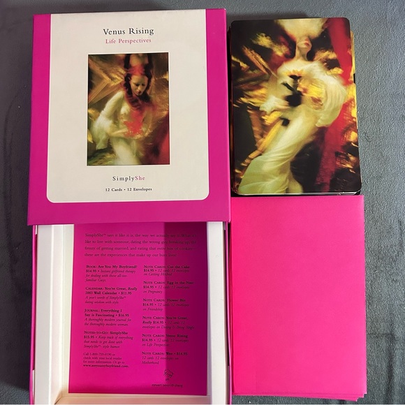 SIMPLY SHE Venus Rising Life Perspectives - 12 cards 12 envelopes - Picture 3 of 5